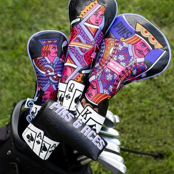 Hybrid Headcover Pins & Aces