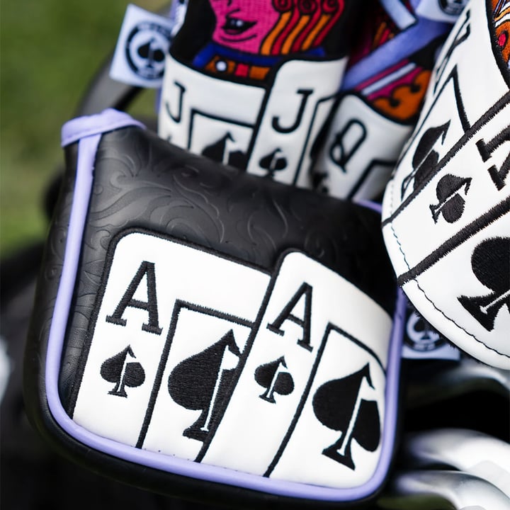 Putter Mallet Headcover Pins & Aces