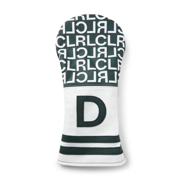 Headcover Driver White Green Local Rule Headcover Driver White Green Local Rule