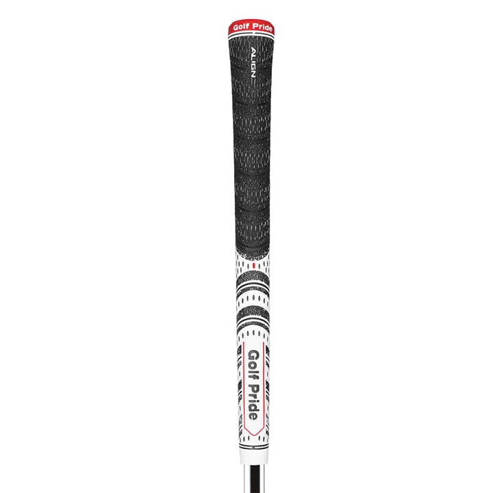 New Decade MCC Align Midsize White Ribbed Golf Pride New Decade MCC Align Midsize White Ribbed Golf Pride