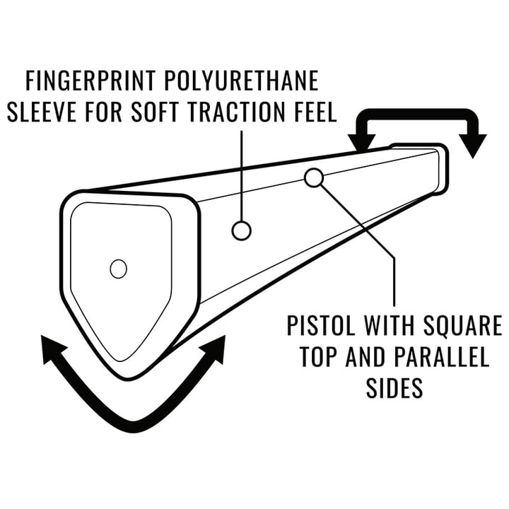 Sink fit PU Squaretop Putter Lamkin Sink fit PU Squaretop Putter Lamkin