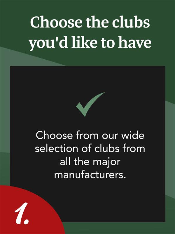 Välj de racketar du vill ha från vårt breda sortiment av racketar från alla stora tillverkare, steg 1.

**Rewritten in en-GB:**

Choose the rackets you want from our wide range of rackets from all major manufacturers, step 1.