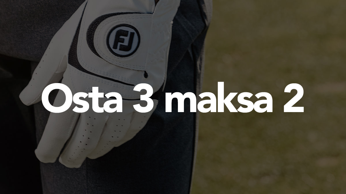 Hansikkaat–osta 3 maksa 2